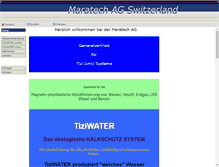Tablet Screenshot of maratec.biz
